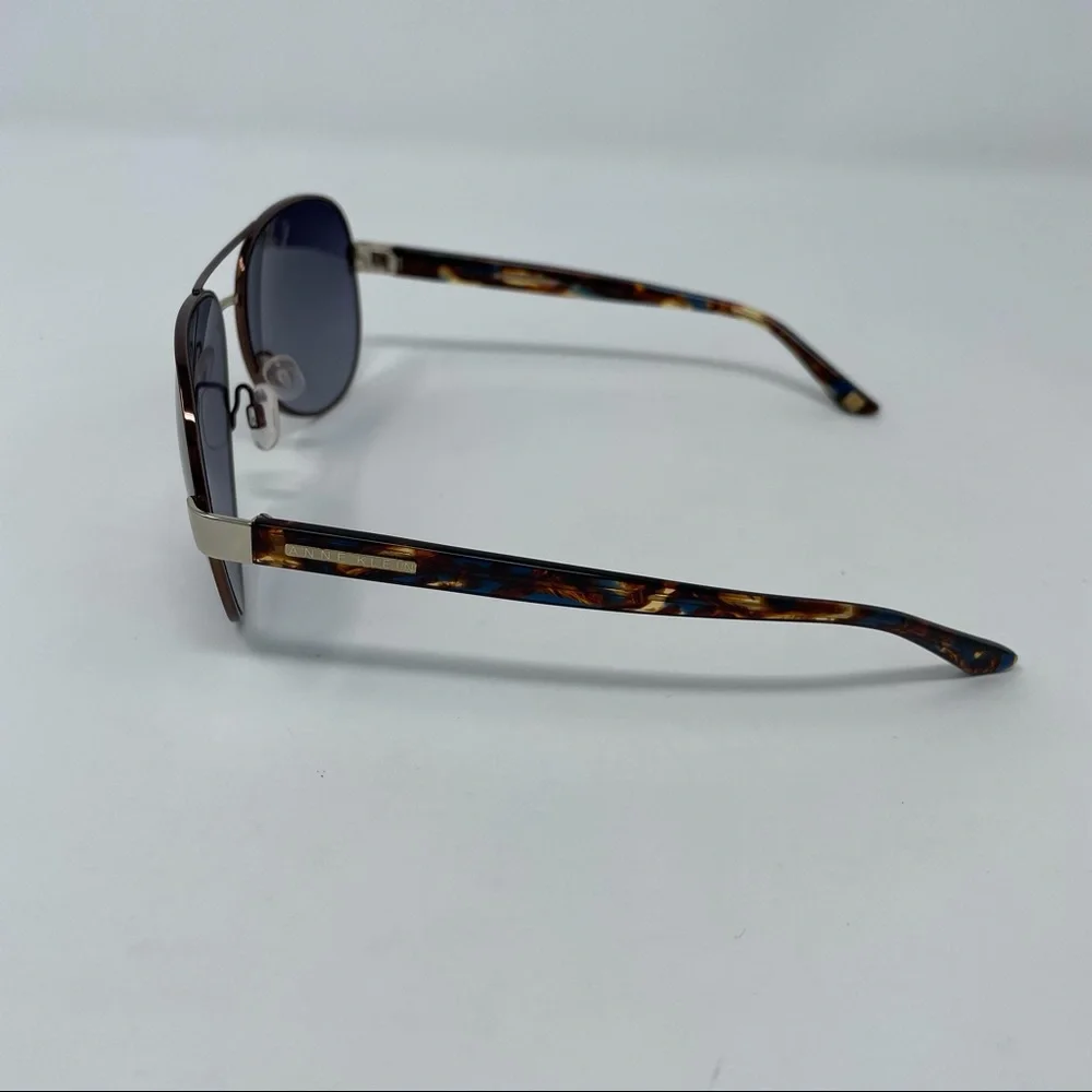 Anne Klein‎ Brown Blue Tortoise Sunglasses